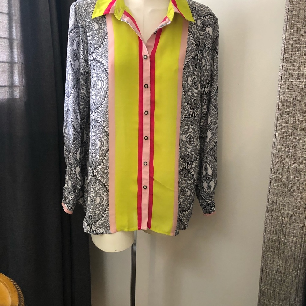 Democracy beautiful silky dress blouse